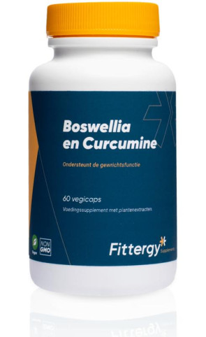Boswellia en curcumine van Fittergy (60 capsules)