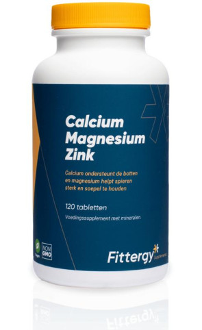 Calcium magnesium zink van Fittergy (120 tabletten)