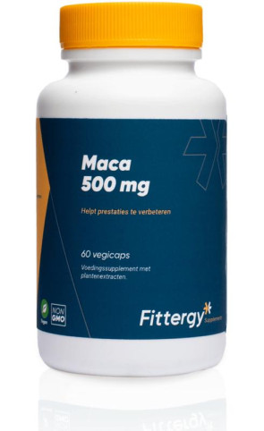 Maca 500 mg van Fittergy (60 capsules)