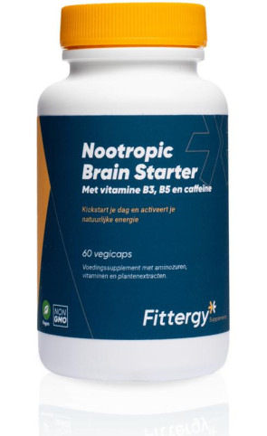 Nootropic Brain starter van Fittergy (60 capsules)