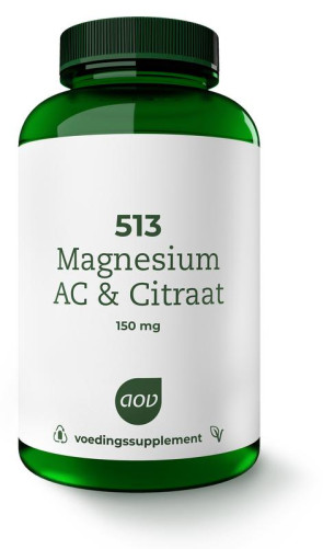 AOV 513 Magnesium AC & citraat 150mg 180