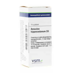 Aesculus hippocastanum D3 van VSM : 10 gram