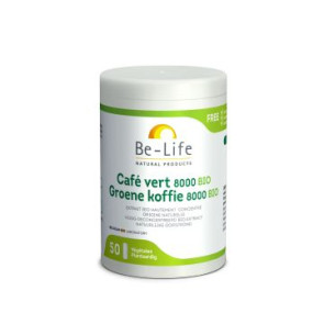 Groene koffie 8000 bio van Be-Life : 50 softgels