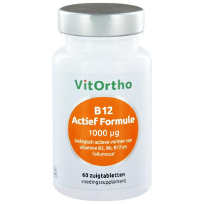 B12 Actief formule 1000 mcg  Vitortho 60