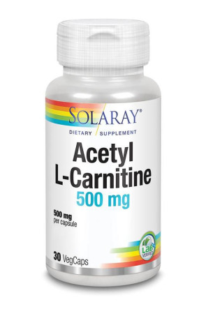 Acetyl L-carnitine 500 mg  Solaray 30