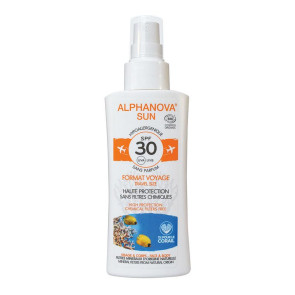 Sun spray SPF30 gevoelige huid bio van Alphanova Sun (90 gram)