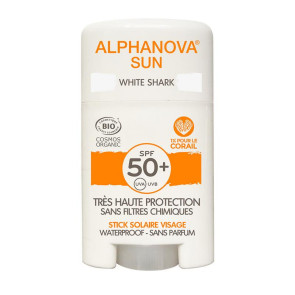 Sun stick SPF50+ face white bio van Alphanova Sun (12 gram)