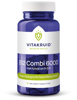 Vitamine B12 combi 6000 Vitakruid 120