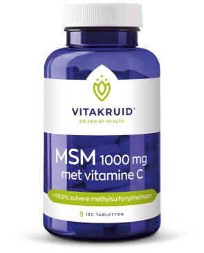MSM 1000mg met vitamine C van Vitakruid