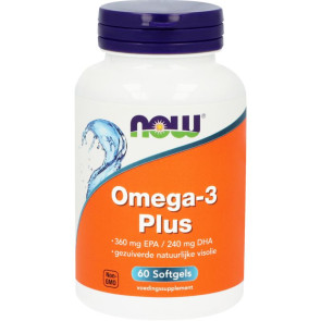 Omega 3 plus NOW foods 60