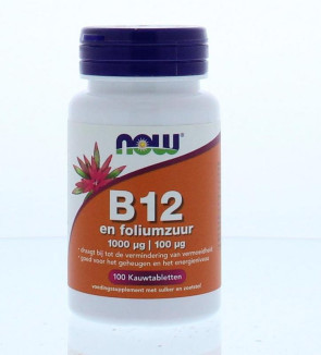 Vitamine B12 1000mcg  NOW 100