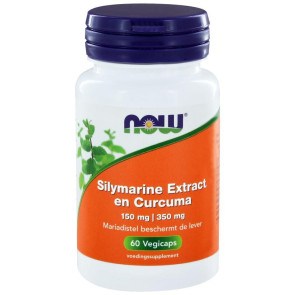 Silymarine extract  curcuma NOW 60