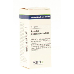 Aesculus hippocastanum D30 van VSM : 10 gram