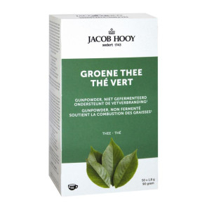 Groene thee zakjes van Jacob Hooy : 50 zakjes