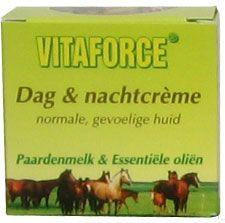 Paardenmelk dag / nachtcreme van Vitaforce : 50 ml