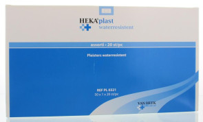 Wondpleister water resistent assorti 20 strips van Heka (50 stuks)