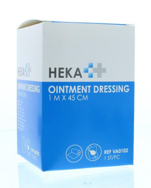 Ointment dressing / Engels pluksel 1 m x 45 cm van Heka (1 stuks)
