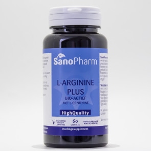 L Arginine plus high quality van Sanopharm : 60 tabletten