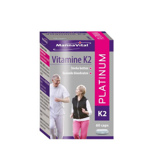 Vitamine K2 platinum van Mannavital : 60 capsules