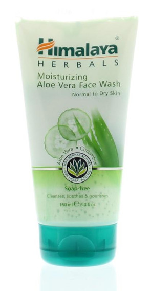Herbal aloe vera face wash van Himalaya (150ml)