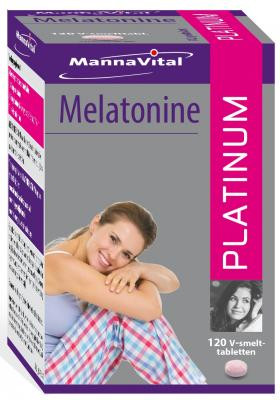 Melatonine 0.29 mg van Mannavital : 120 tabletten
