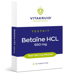 Betaïne HCL Testkit van Vitakruid 