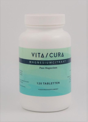 Magnesium citraat 200 mg van Vitacura : 120 tabletten