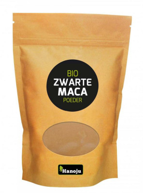 Maca black organic powder van Hanoju : 100 gram