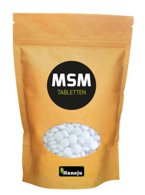MSM 750 mg van Hanoju : 2000 tabletten