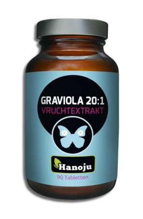 Graviola fruit extract 50:1 van Hanoju : 90 tabletten