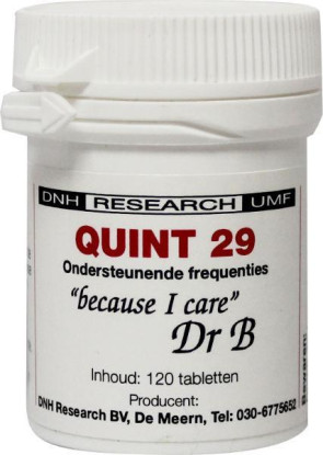 Quint 29 van DNH : 120 tabletten