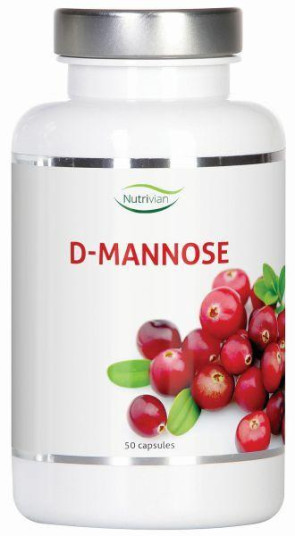 D-Mannose 500 mg van Nutrivian : 50 capsules