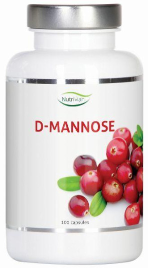 D-Mannose 500 mg van Nutrivian : 100 capsules