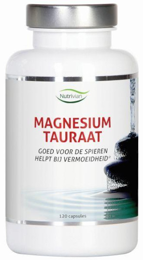 Magnesium tauraat B6 van Nutrivian : 120 capsules