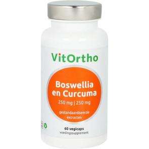 Boswellia 250 mg  curcuma 250 mg  Vitortho 60