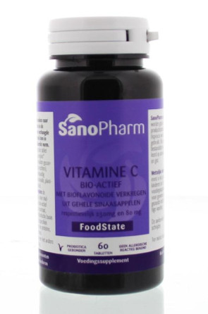 Vitamine C 250 mg & bioflavonoiden 80 mg van Sanopharm : 60 tabletten