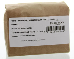 Astragalus radix gesneden van Jacob Hooy : 250 gram