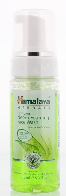 Herbals neem foam facewash van Himalaya (150ml)