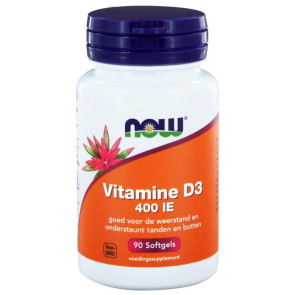 Vitamine D3 400IE NOW 90