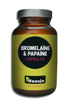 Bromelaine papaja enzym van Hanoju : 90 vcaps