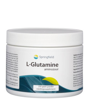 L-Glutamine poeder van Springfield : 250 gram