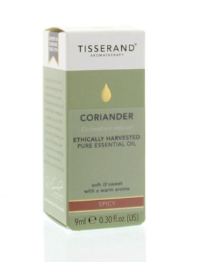 Coriander ethically harvested van Tisserand : 9 ml