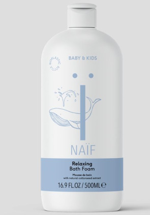 Relaxing bath foam van Naif (500ml)