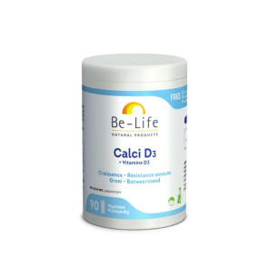 Calci D3 + vitamine D3 van Be-Life : 90 capsules
