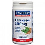 Fenegriek 8000 mg Lamberts 60