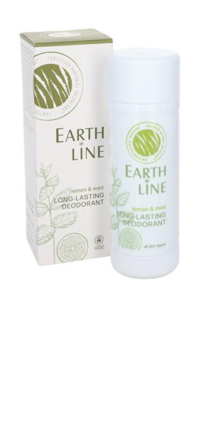 Long lasting deodorant lemon & mint van Earth-Line (50ml)