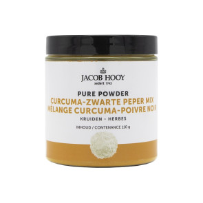 Pure powder curcuma zonder peper van Jacob Hooy : 110 gram