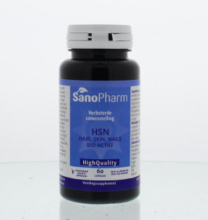 HSN Hair skin nails van Sanopharm : 60 capsules