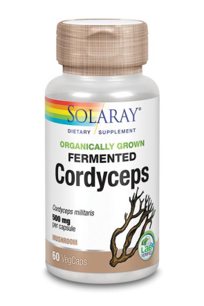 Cordyceps gefermenteerd 500 mg Solaray 60    (60