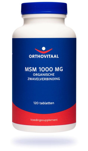MSM 1000 mg Orthovitaal 120 